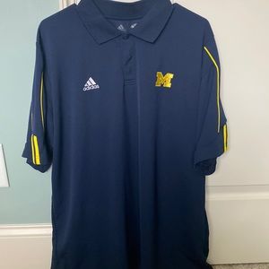 Adidas size Large Michigan polo.